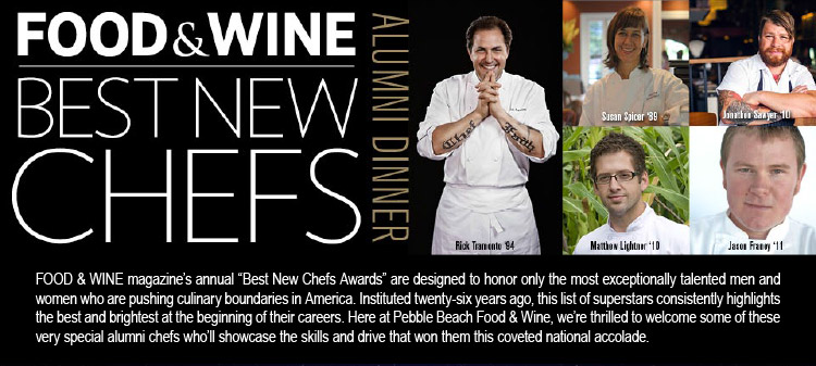 FOOD & WINE BEST NEW CHEFS ALUMNI DINNER - Rick Tramonto, Susan Spicer, Matthew Lightner, Jonathan Sawyer, Jason Franey -- FOOD & WINE magazine's annual
