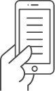 Icon of mobile phone