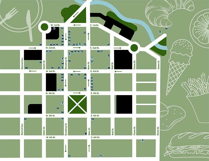 Downtown Chico Restaurant Map - Page 3