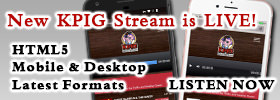 New KPIG Stream is LIVE! HTML5, Mobile & Desktop, Latest Formats. Listen Now!