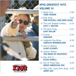 KPIG Greatest Hits - Volume 3 (Insert)