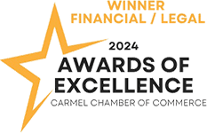 Winner - Financial/Legal, 2024 Awards of Excellence, Carmel Chamber of Commerce