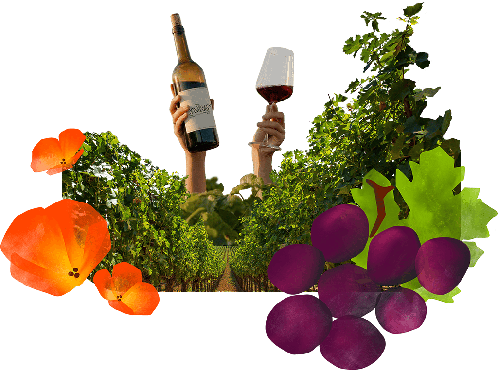 Image collage of The Napa Valley Standard Food & Wine Festival